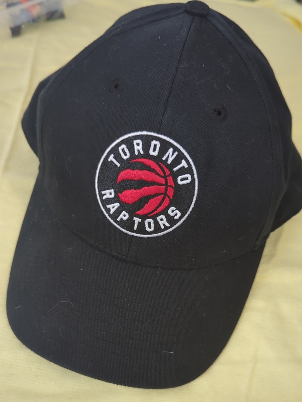 NBA Toronto Raptors Kids Black Cap with Red Logo